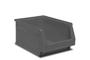 Graue und dunkelblaue sichtlagerkästen für den industriellen gebrauch Graue und dunkelblaue sichtlagerkästen für den industriellen gebrauch