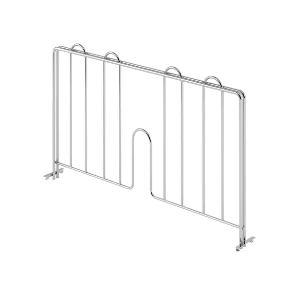 Verchromte Trennwände