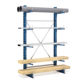 Kragarmregal Einseitig geladen